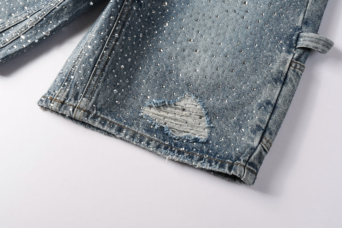 Purple Short Jeans 5097