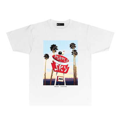 Purple short sleeves