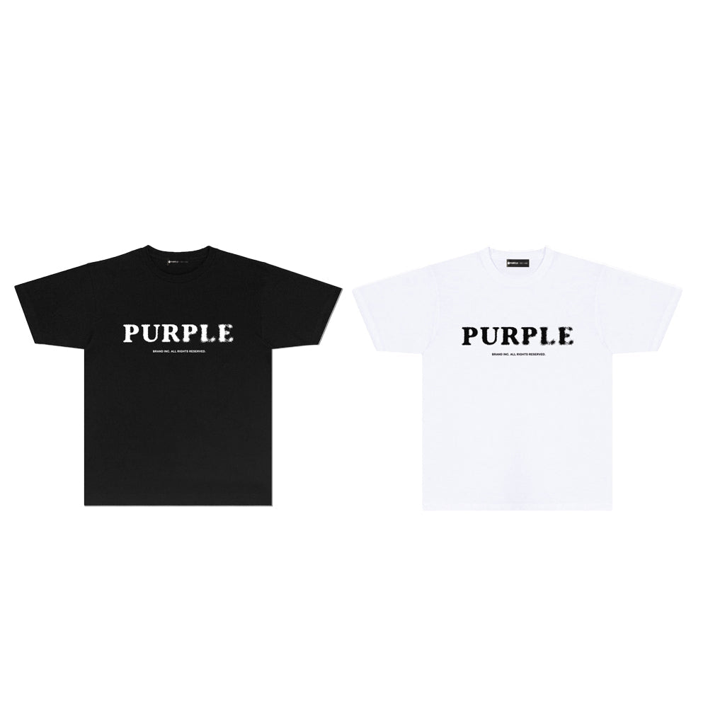 Purple short sleeves