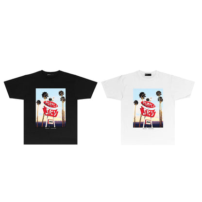 Purple short sleeves