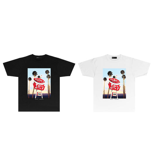 Purple short sleeves