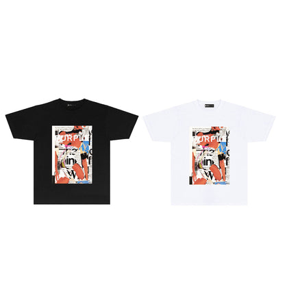 Purple short sleeves