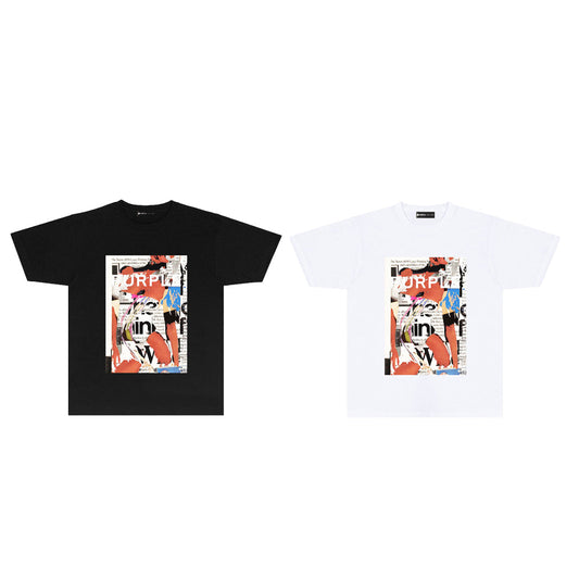 Purple short sleeves