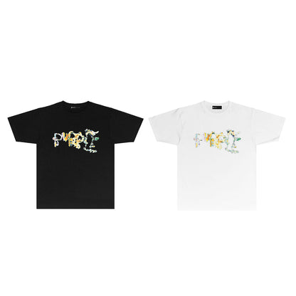 Purple short sleeves