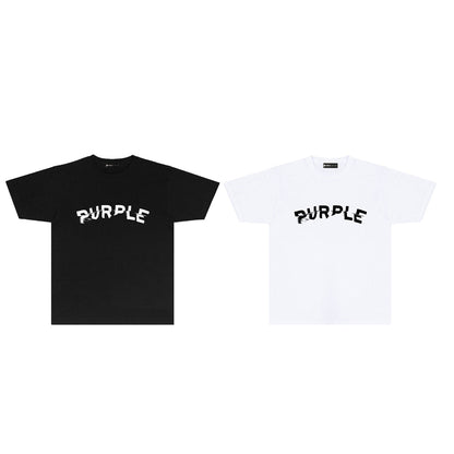 Purple short sleeves