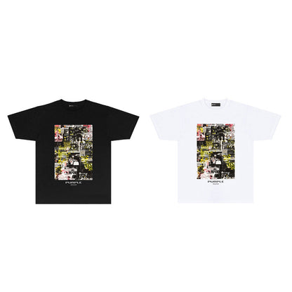 Purple short sleeves