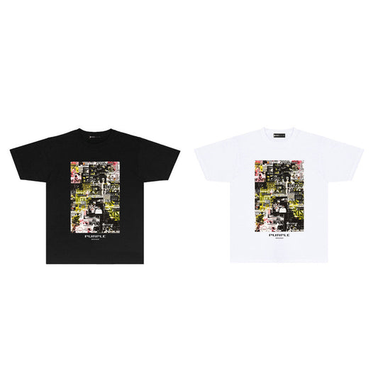 Purple short sleeves