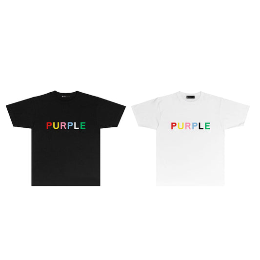 Purple short sleeves