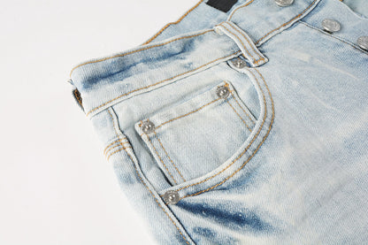 Purple Short Jeans 5017