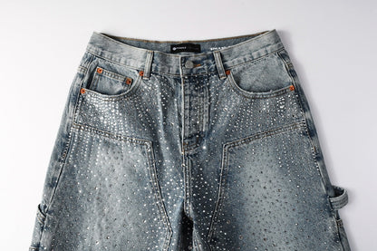 Purple Short Jeans 5097