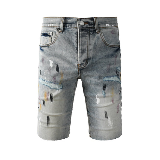 Purple Short Jeans 5101