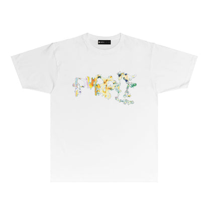 Purple short sleeves