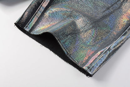 Purple Short Jeans 5028