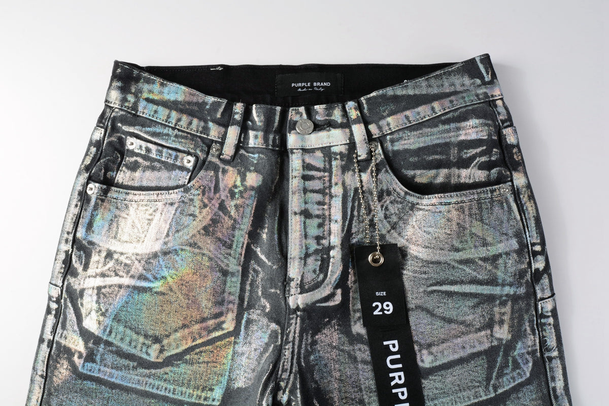 Purple Short Jeans 5028