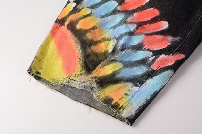 Purple Short Jeans 5085