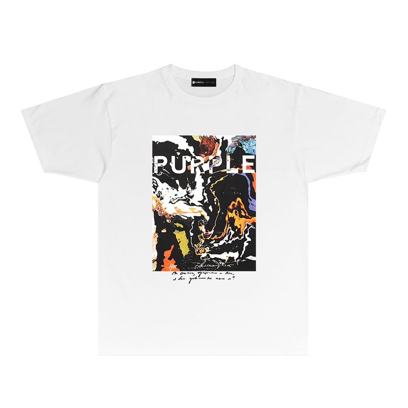 Purple short sleeves