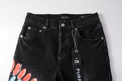 Purple Short Jeans 5085