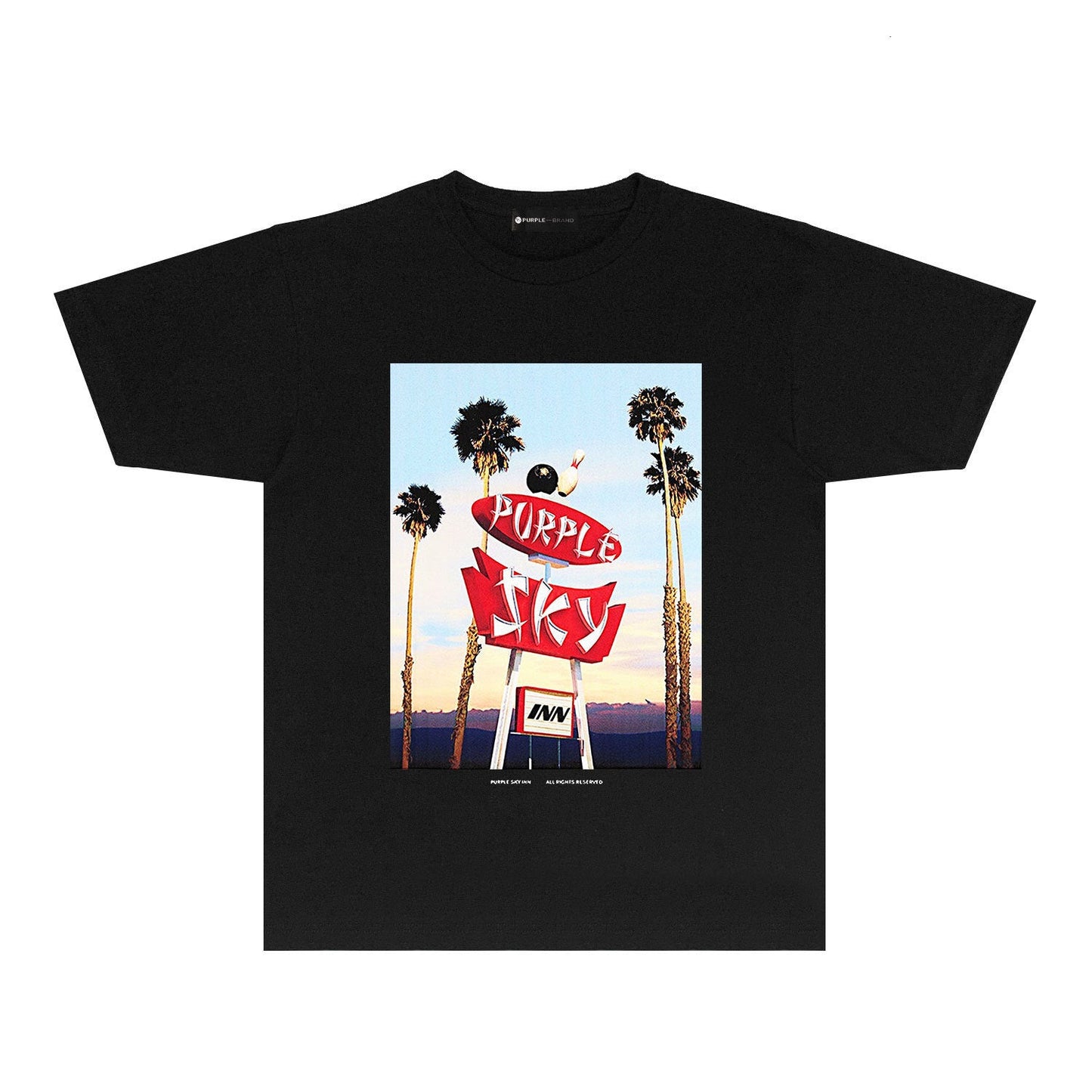 Purple short sleeves