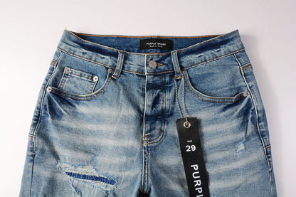 Purple Short Jeans 5013